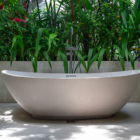 Villa Zambala Bathroom One Bathtub | Canggu, Bali