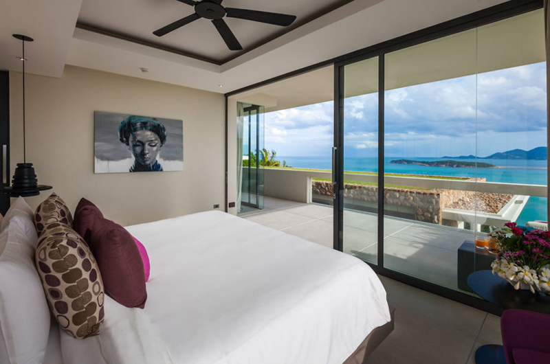 Villa Anavaya Bedroom with Sea View | Choeng Mon, Koh Samui