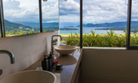 Villa Anavaya Bathroom with Sea View | Choeng Mon, Koh Samui