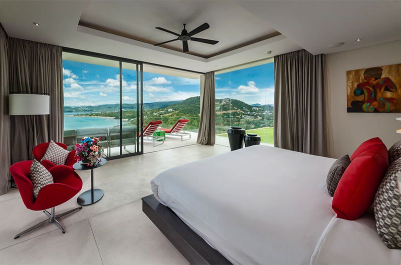 Villa Anavaya Bedroom and Balcony | Choeng Mon, Koh Samui