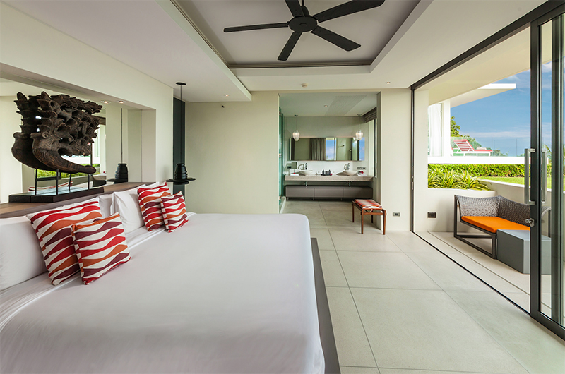 Villa Anavaya Bedroom with Show Piece | Choeng Mon, Koh Samui