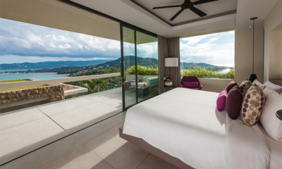 Villa Anavaya Bedroom and Balcony with Sea View | Choeng Mon, Koh Samui