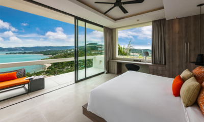 Villa Anavaya Bedroom and Balcony with Ocean View | Choeng Mon, Koh Samui
