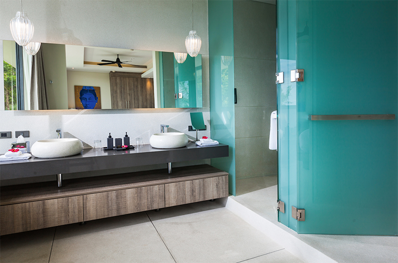 Villa Anavaya Bathroom with Mirror | Choeng Mon, Koh Samui
