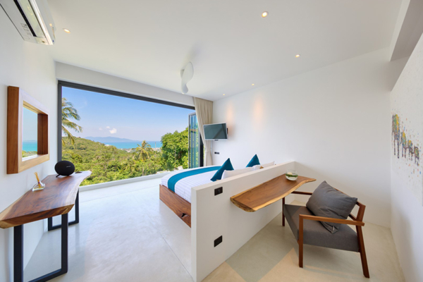 Villa Kamelia Bedroom with Study Table | Bophut, Koh Samui