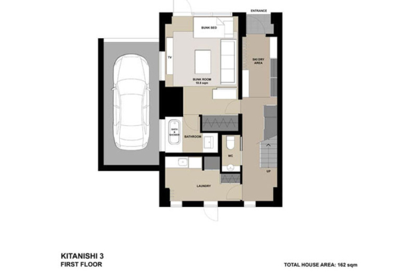 Kitanishi Kitanishi 3 First Floor Floorplan | Hirafu, Niseko
