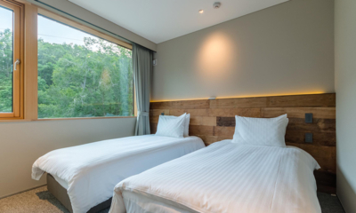 Boheme Bedroom with Twin Beds and View | Hirafu, Niseko