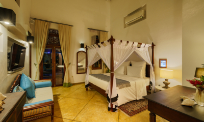 JH Villa Bedroom One at Night | Habaraduwa, Sri Lanka