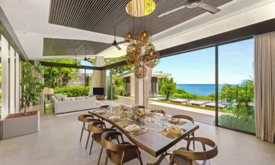 Raku Samui Indoor Living and Dining Area | Maenam, Koh Samui