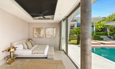 Raku Samui Guest Bedroom Two with Pool View | Maenam, Koh Samui