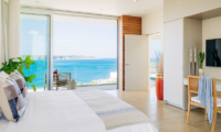 Ani Villas Anguilla Bedroom with TV and Sea View | Anguilla, Caribbean
