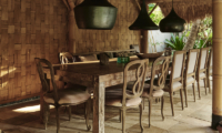 Africa House Dining Area with Garden View | Bali, Seminyak