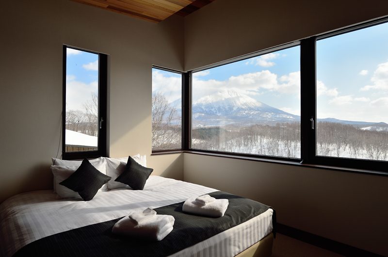 Panorama Bedroom with Mountain View | Lower Hirafu Village, Niseko