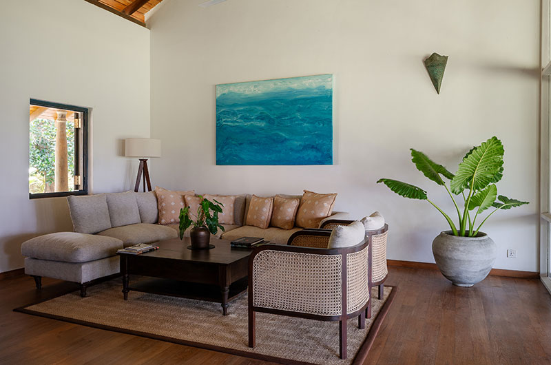Mimosa Hill Living Area | Dickwella, Sri Lanka