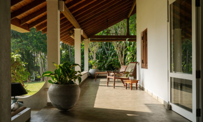 Mimosa Hill Outdoor Seating Area with Garden View | Dickwella, Sri Lanka