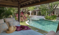 Lataliana Villa One Pool Side Seating Area | Seminyak, Bali