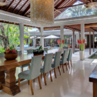 Lataliana Villas Villa La Pool Side Dining Area | Seminyak, Bali