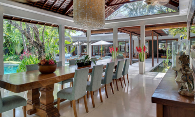 Lataliana Villas Villa La Pool Side Dining Area | Seminyak, Bali