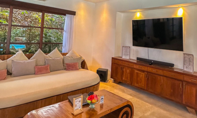 Lataliana Villas Villa Li Living Area with TV | Seminyak, Bali