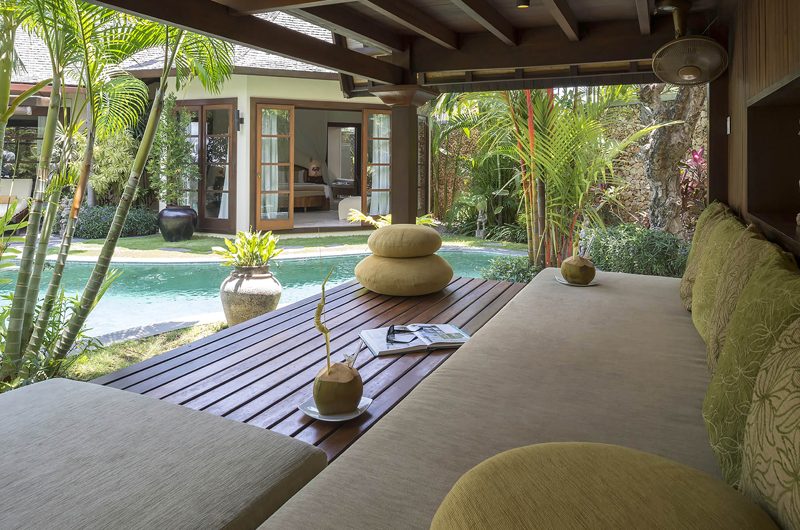 Lataliana Villa Two Pool Side Lounge Area | Seminyak, Bali