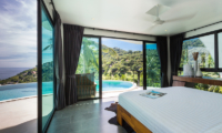 Villa Shadow Bedroom with Pool View | Chaweng, Koh Samui
