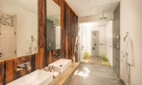 Ishq Villa His and Hers Bathroom with Shower | Talpe, Sri Lanka