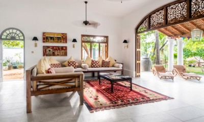 Meda Gedara Indoor Living Area | Dickwella, Sri Lanka