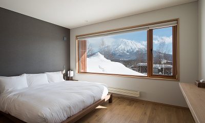 Kazahana Bedroom with Mt Yotei Views | Hirafu, Niseko