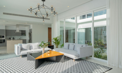 Coastal Escape Natai Living Area with Lights | Natai, Phang Nga