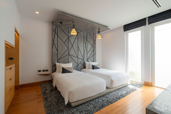 Coastal Escape Natai Bedroom Three with Twin Beds | Natai, Phang Nga