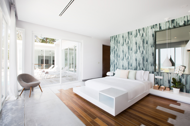Iniala Shores Bedroom with Wooden Floor | Natai, Phang Nga