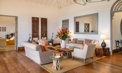 Tanamera Estate Indoor Living Area with Wooden Floor | Talpe, Sri Lanka