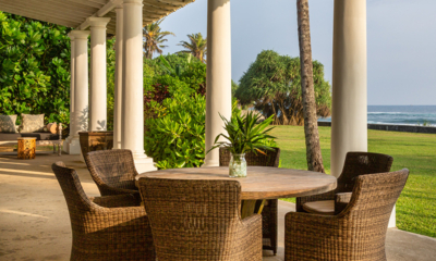 Tanamera Estate Open Plan Dining Area with Sea View | Talpe, Sri Lanka