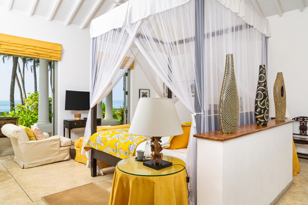 Tanamera Estate Master Bedroom with TV and View | Talpe, Sri Lanka