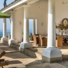 Tanamera Estate Pool Side Dining Area with Sea View | Talpe, Sri Lanka
