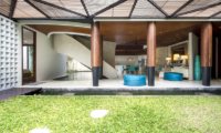 Villa Summer Living Area with Garden View | Petitenget, Bali