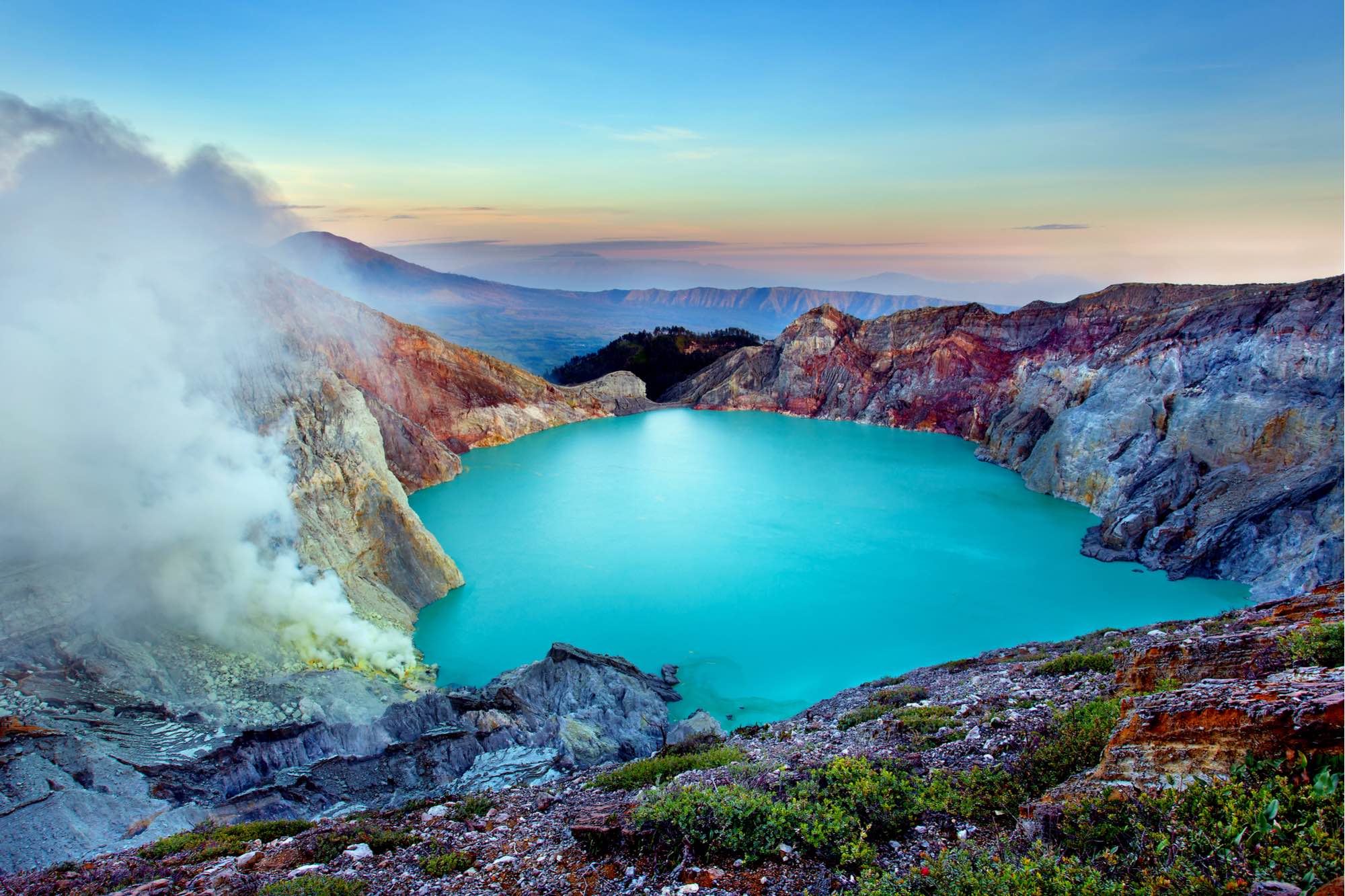 A Day Trip to the Blue Fire Volcano