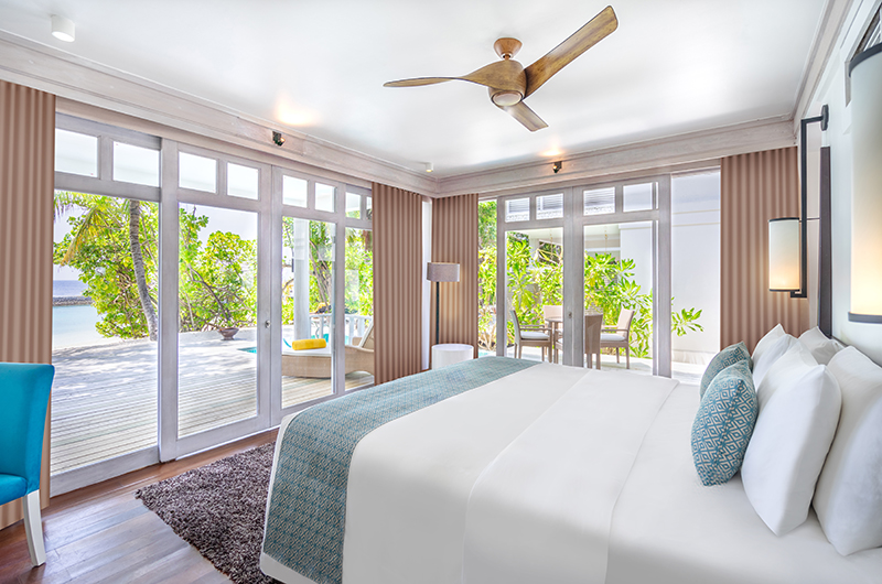 Amaya Kuda Rah Family Duplex Bedroom with View | South Ari Atoll, Maldives