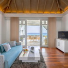 Amaya Kuda Rah Water Suite Living Area | South Ari Atoll, Maldives