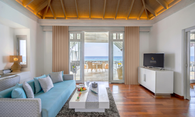 Amaya Kuda Rah Water Suite Living Area | South Ari Atoll, Maldives
