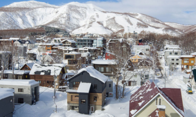 Yuzuki Outdoor Area with Snow View | Hirafu, NIseko