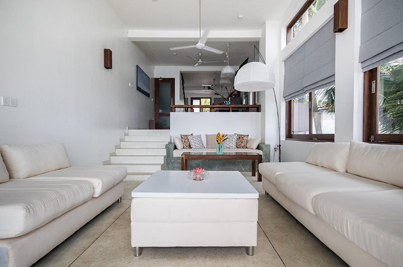Skinny Beach House Living Room | Talpe, Sri Lanka