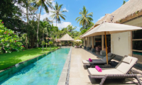 Villa Bamboo Sun Loungers at Day Time | Ubud, Bali