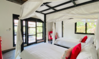 Villa Condense Bedroom with Twin Beds | Ubud, Bali