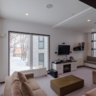 Fubuki Fubuki One Living Area with TV | Hirafu, Niseko