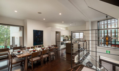 Fubuki Fubuki Three Up Stairs Kitchen and Dining Area | Hirafu, Niseko