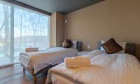 Hideaway on Escarpment Twin Bedroom Area | Hirafu, Niseko