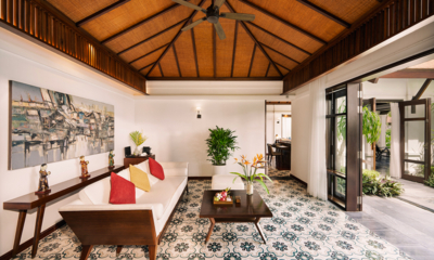 The Anam One Bedroom Ocean Front Villa Living Area | Cam Ranh, Vietnam