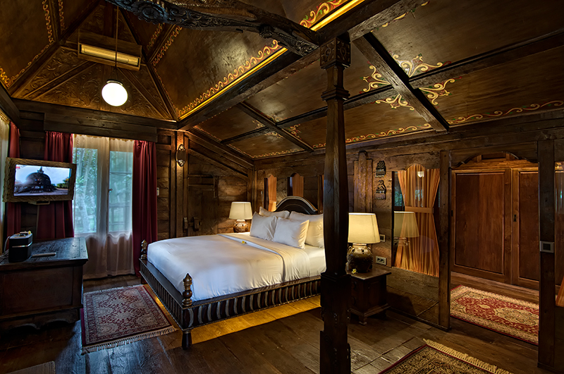 Permata Ayung Gladak House Bedroom with TV | Ubud, Bali
