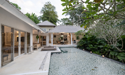 Sungai Jungle Villas Pool with Flowers | Tabanan, Bali